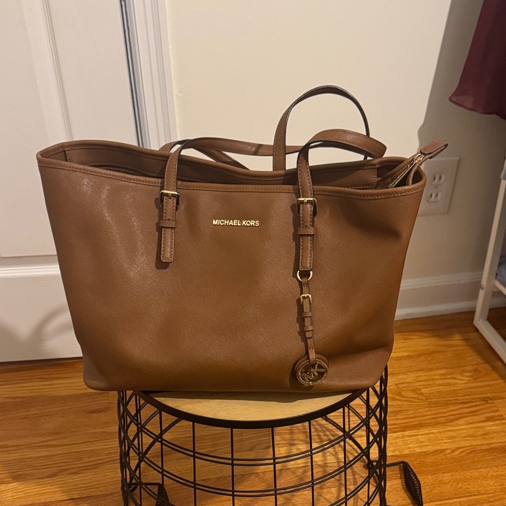 Michael Kors Tan Leather Tote